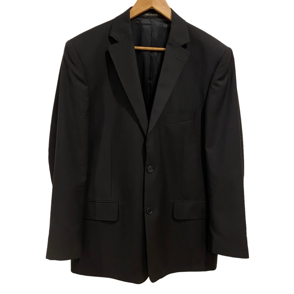 Reda suit jacket blazer Bianconi Uomo Arezzo Biella Italia 100% wool black 40R